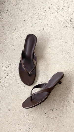 Corri Heel - Chocolate - Billy J