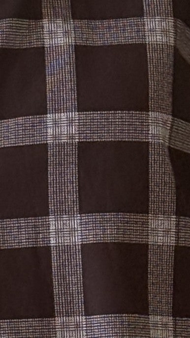 Arli Shorts - Chocolate/Beige Plaid - Billy J
