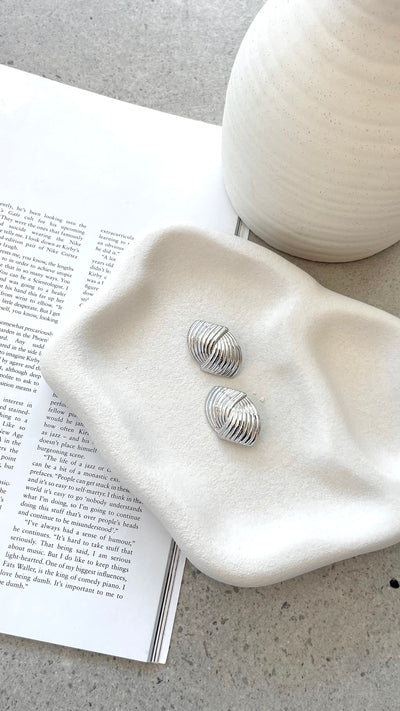 Load image into Gallery viewer, Winona Earrings - Silver - Billy J
