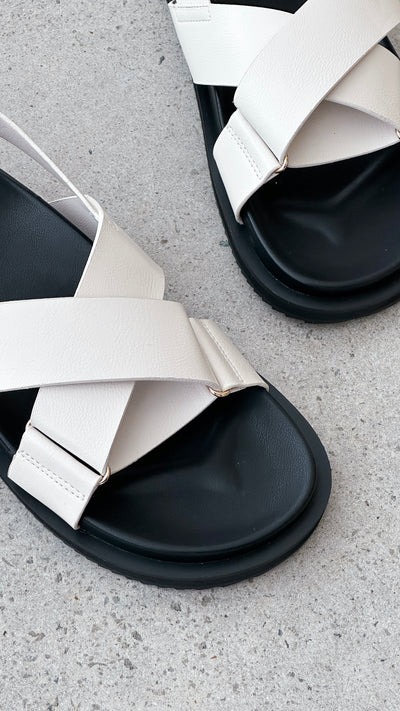 Load image into Gallery viewer, Trudy Sandal - Ivory - Billy J
