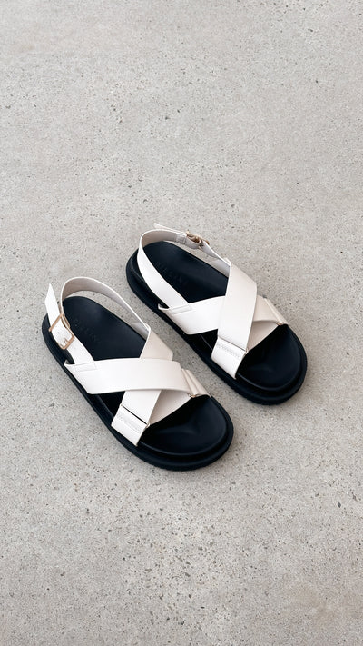 Load image into Gallery viewer, Trudy Sandal - Ivory - Billy J
