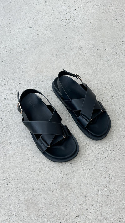 Load image into Gallery viewer, Trudy Sandal - Black - Billy J
