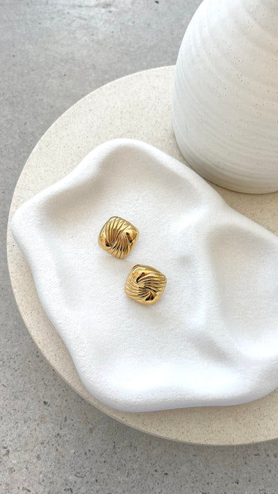 Load image into Gallery viewer, Amiri Earrings - Gold - Billy J
