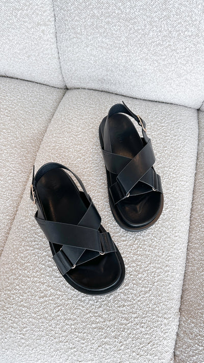 Load image into Gallery viewer, Trudy Sandal - Black - Billy J
