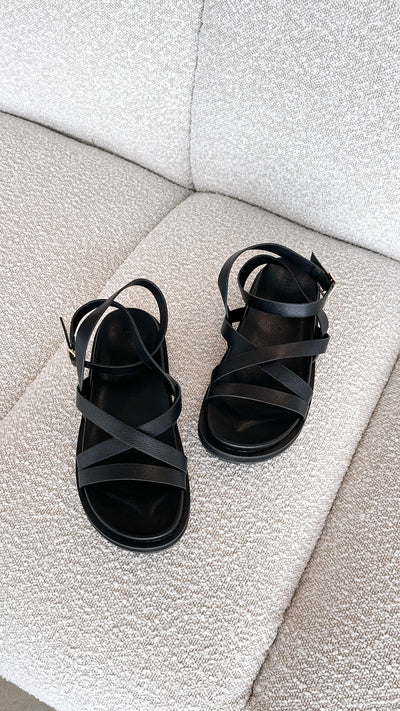 Load image into Gallery viewer, Tulsi Sandal - Black - Billy J
