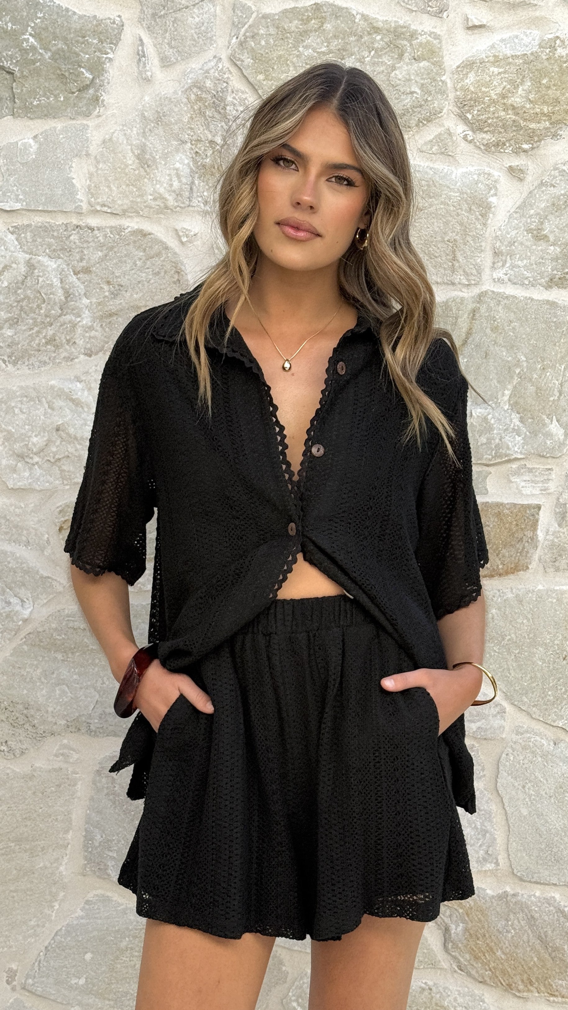 Sylvie Shorts - Black - Billy J