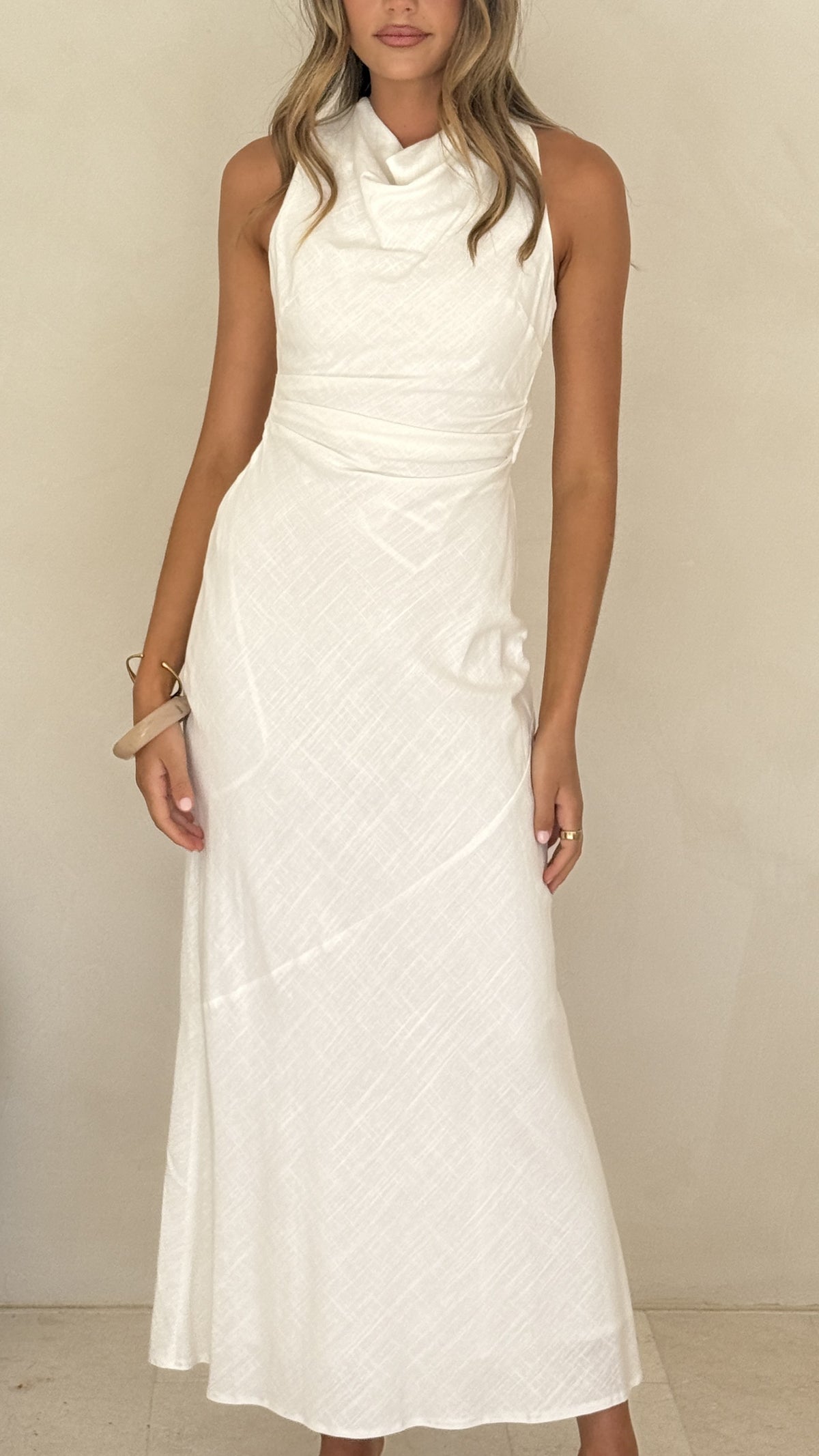 Velaris Maxi Dress - White - Billy J