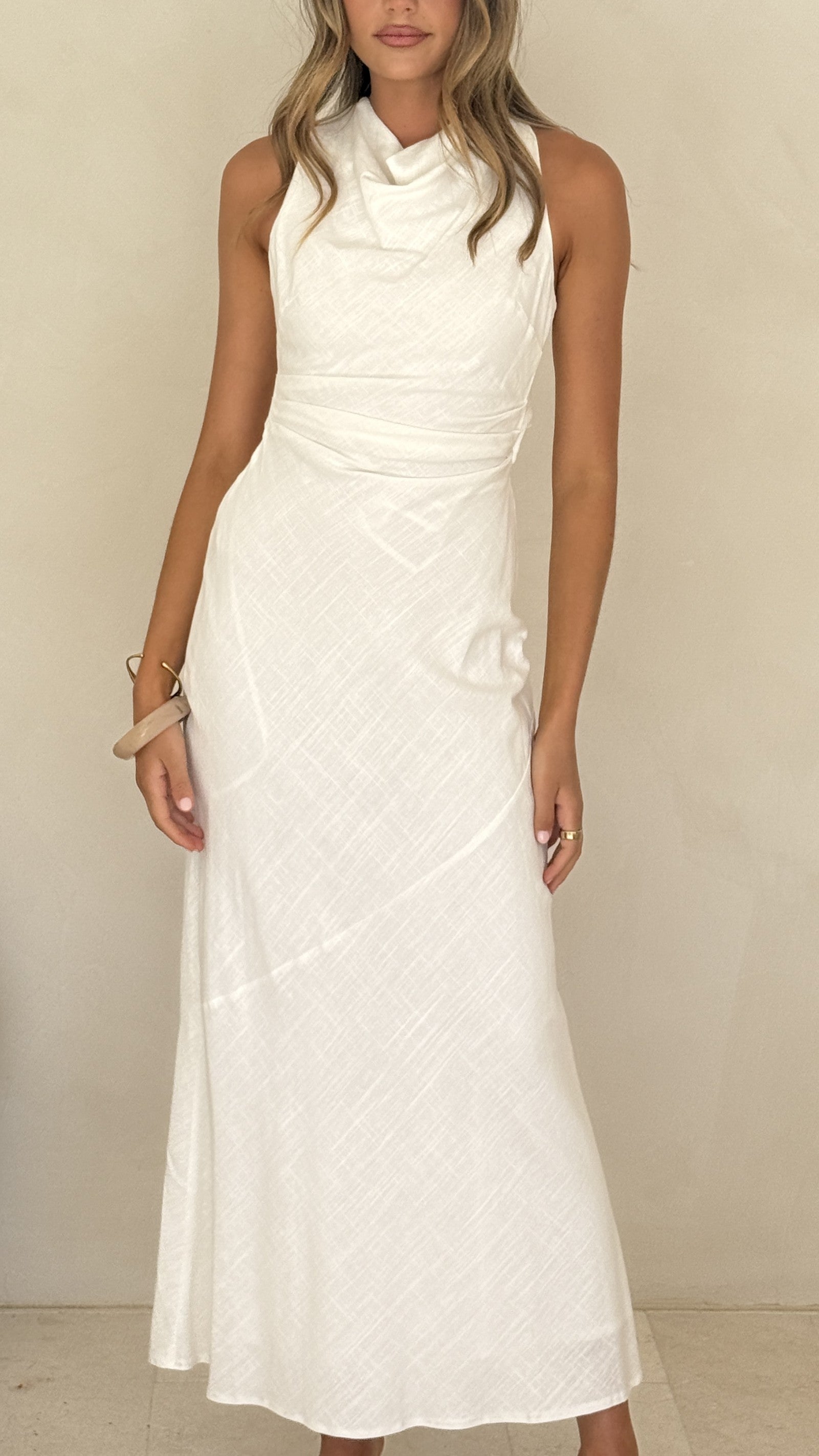 Velaris Maxi Dress - White - Billy J