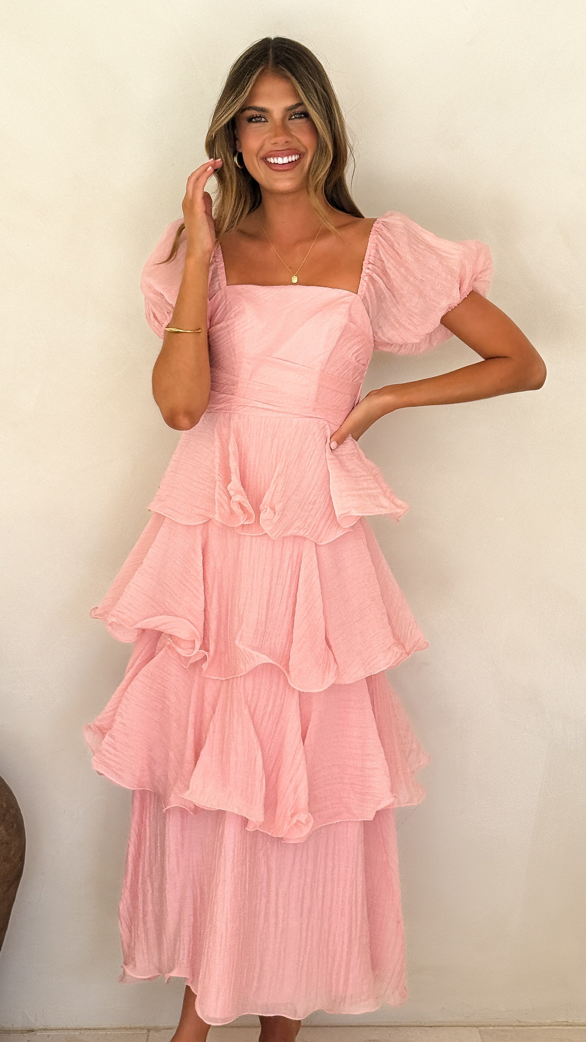 Lanelle Maxi Dress - Pink - Billy J