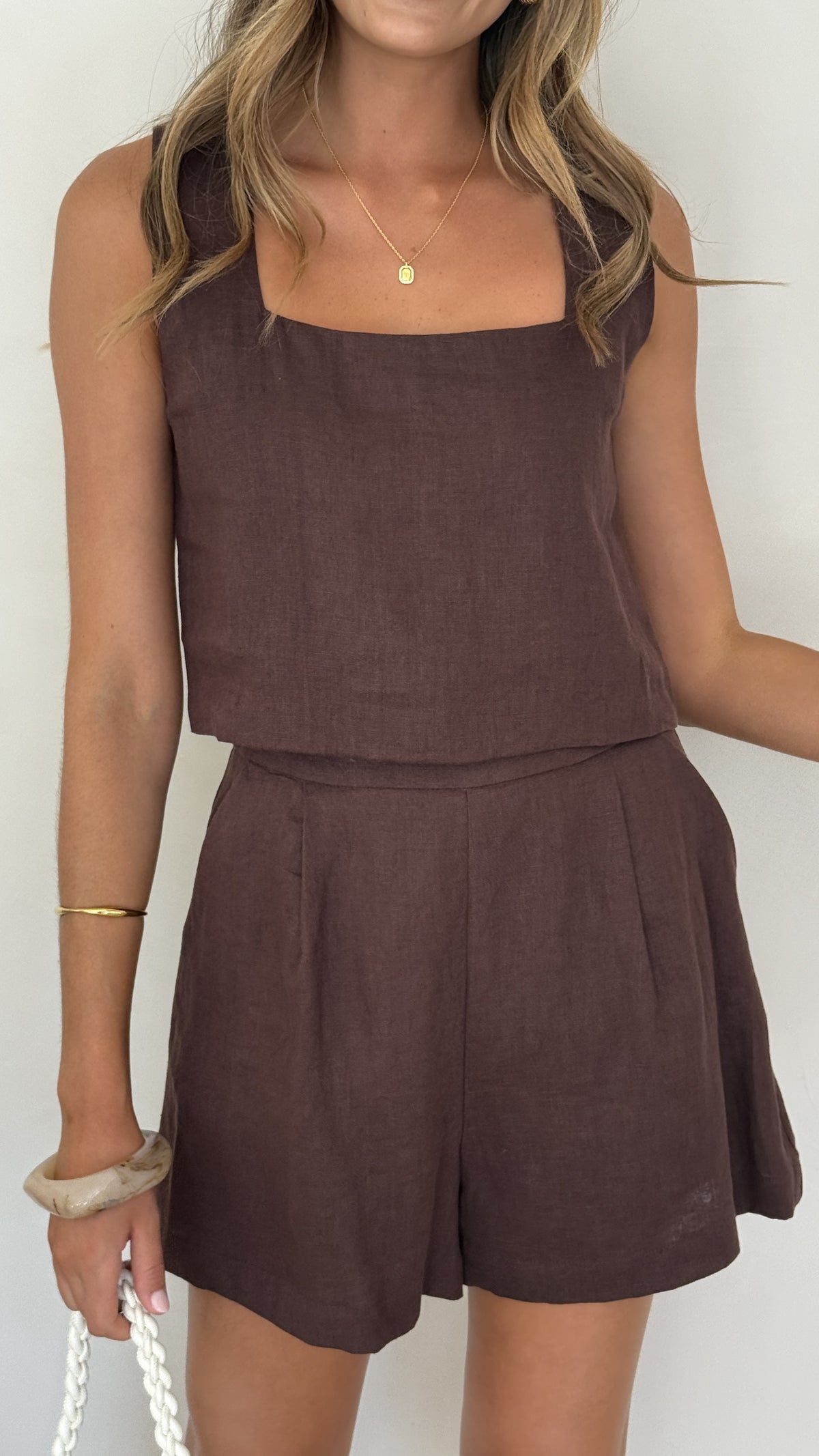 Tillie Shorts - Brown - Billy J