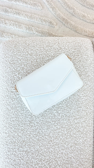 Load image into Gallery viewer, Rosie Cross Body Bag - White Patent
