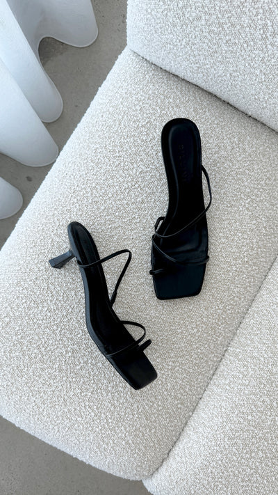 Load image into Gallery viewer, Mabel Heel - Black - Billy J
