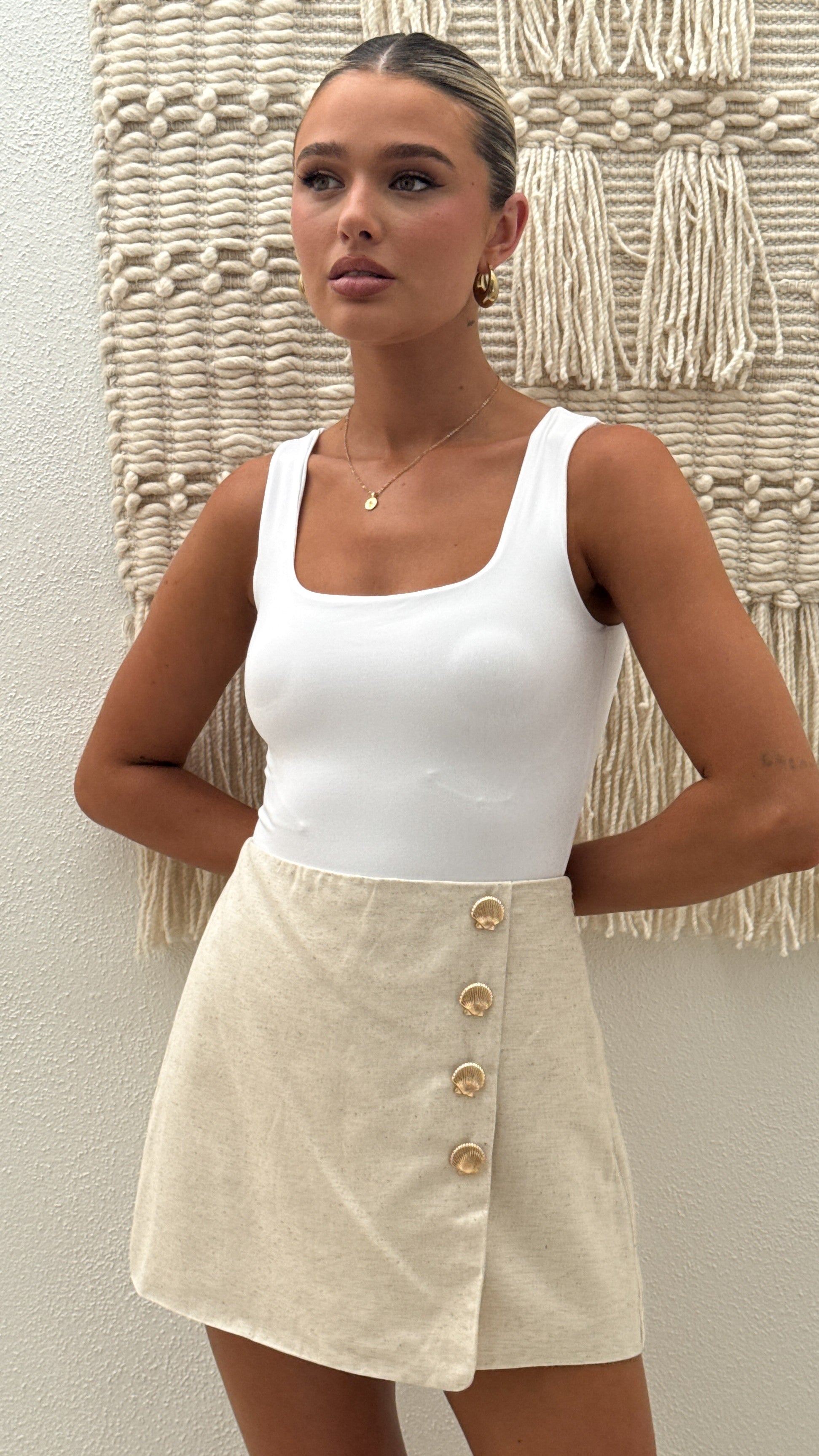 Fiora Bodysuit - White - Billy J