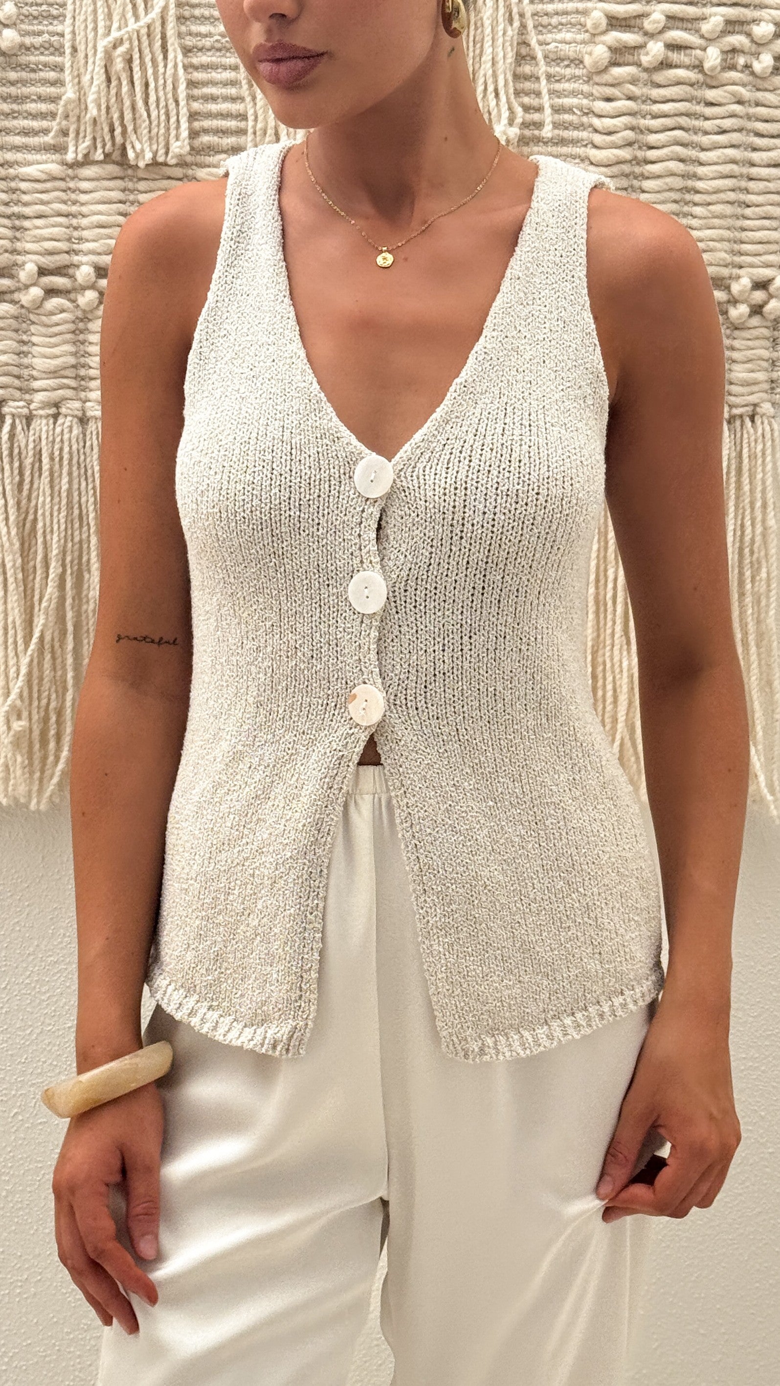 Solene Top - Oat - Billy J