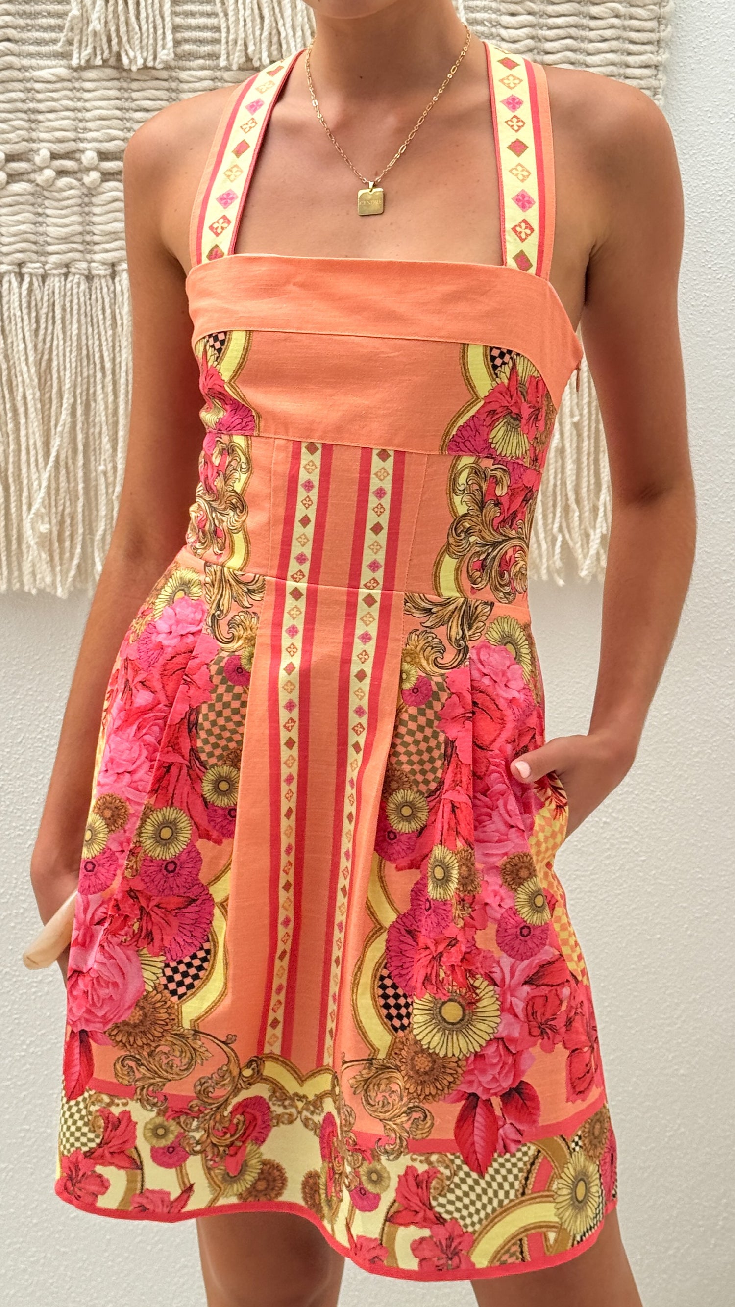 Milana Mini Dress - Melon - Billy J