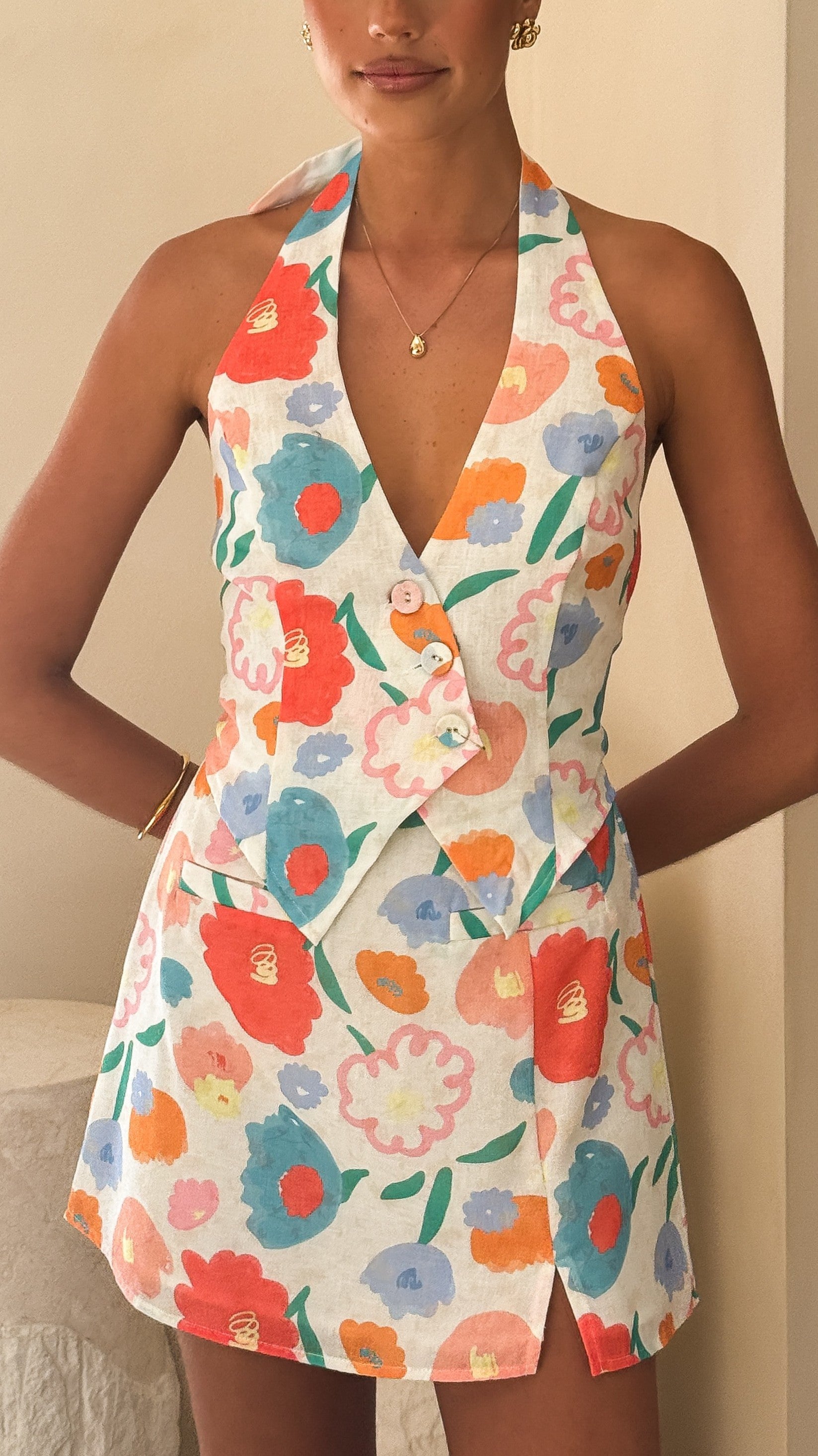 Thea Mini Skirt - Floral Dream - Billy J