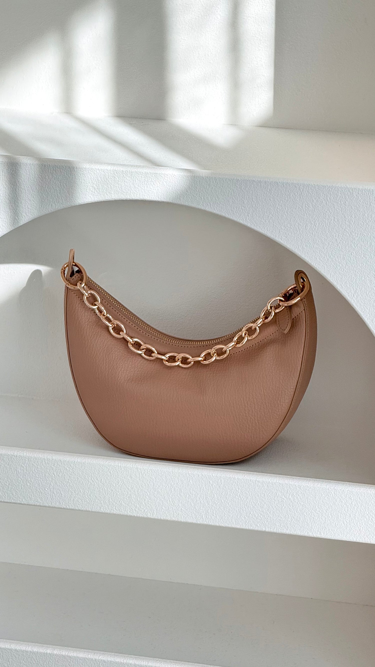 Harvie Handle Bag - Stone - Billy J