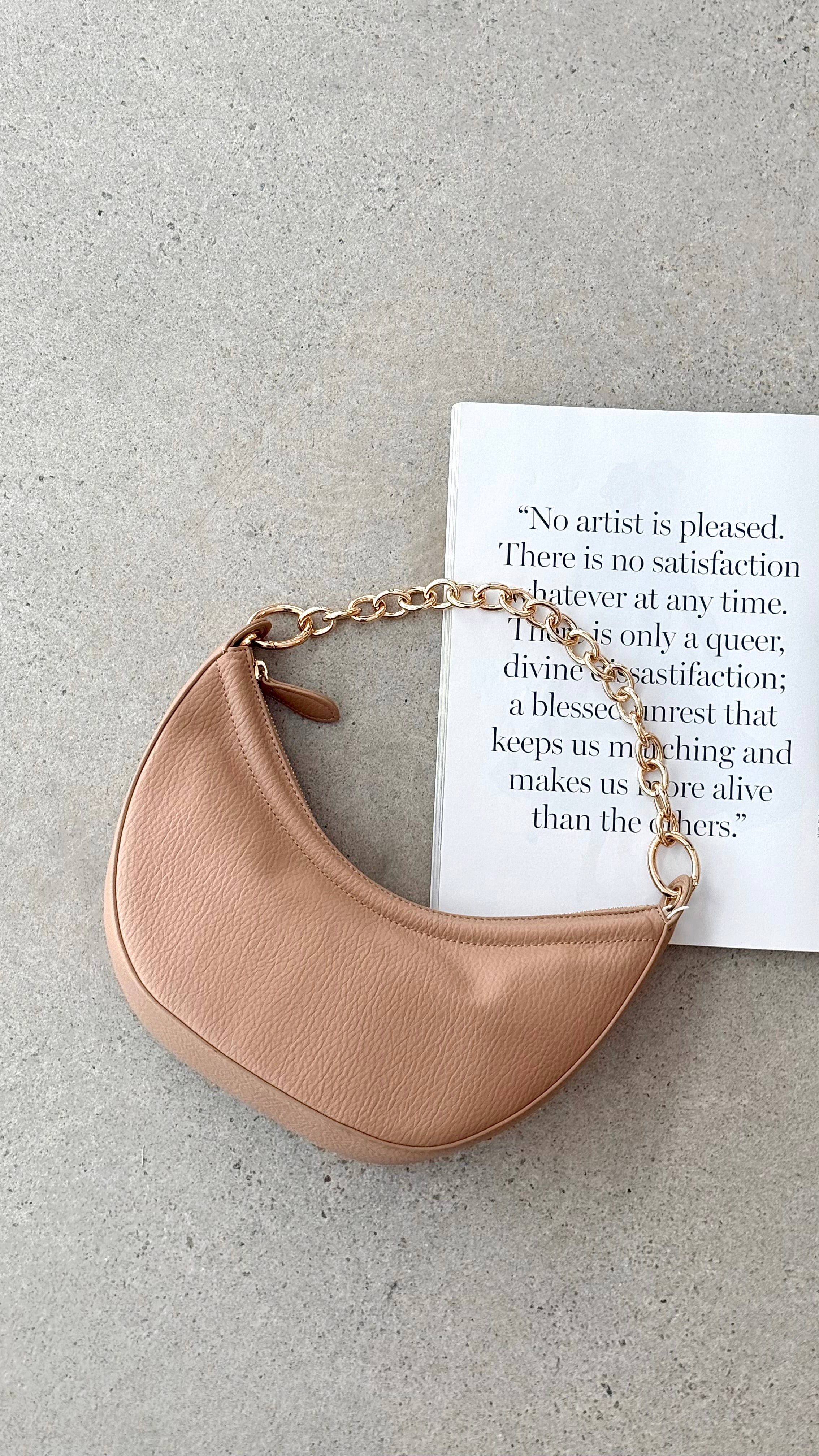 Harvie Handle Bag - Stone - Billy J