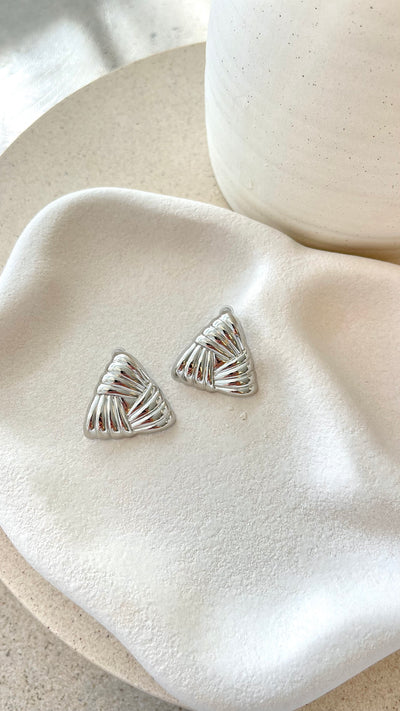 Load image into Gallery viewer, Madalena Earrings - Silver - Billy J
