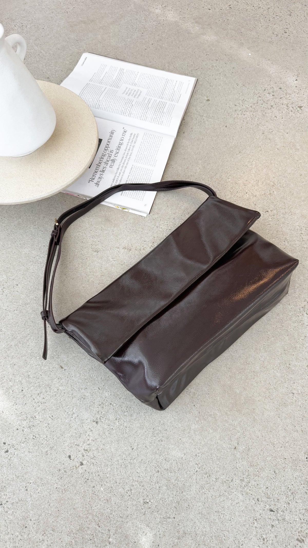 Rylee Clutch Bag - Merlot - Billy J