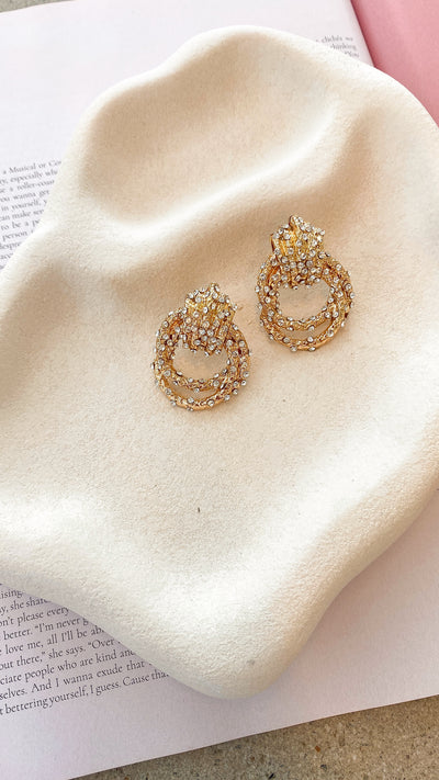 Load image into Gallery viewer, Èala Earrings - Gold
