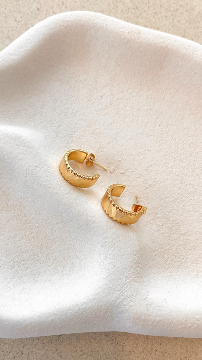 Load image into Gallery viewer, Silvia Earrings - Gold - Billy J
