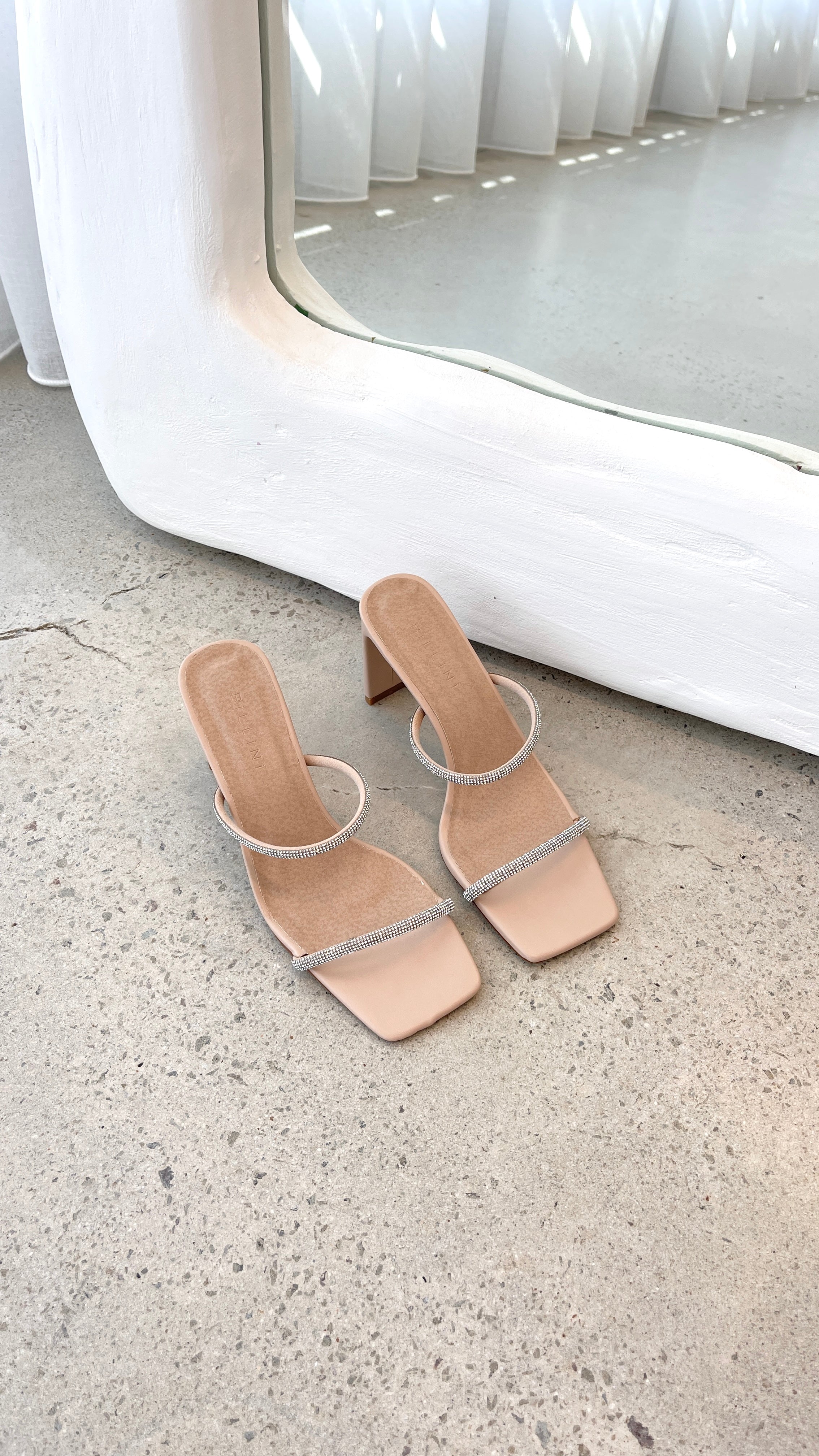 Kallie Heel - Nude Diamante - Billy J