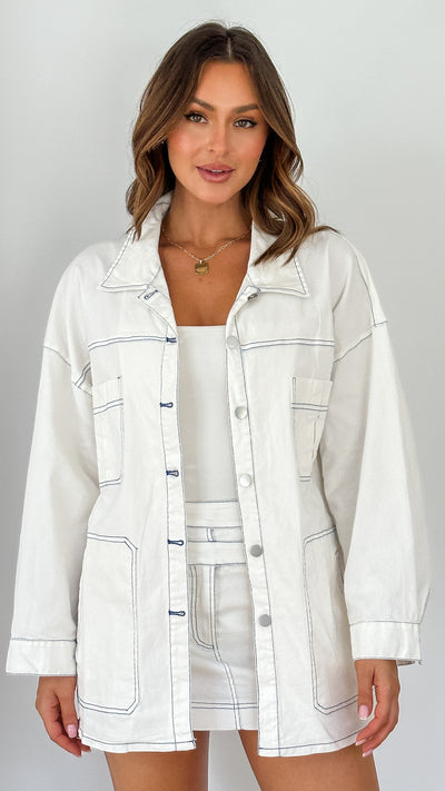 Load image into Gallery viewer, Lorelei Jacket - White
