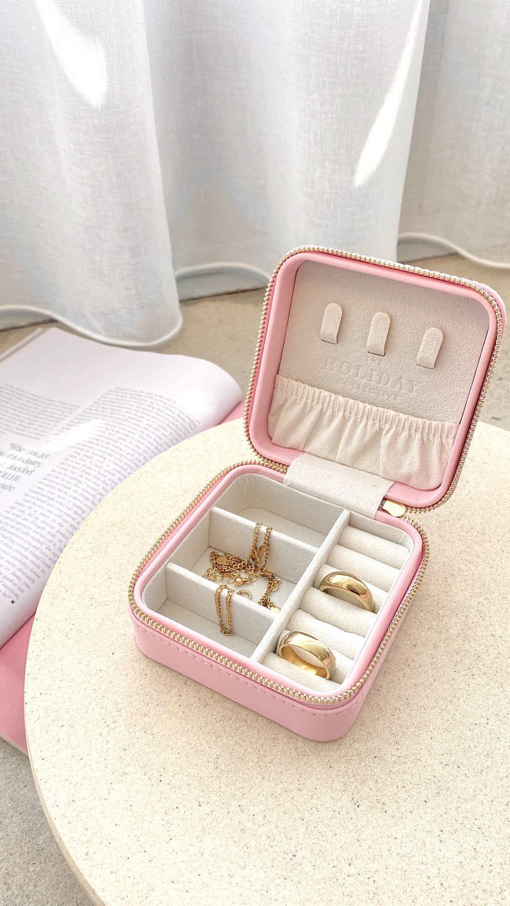 April Jewellery box - Pale Pink