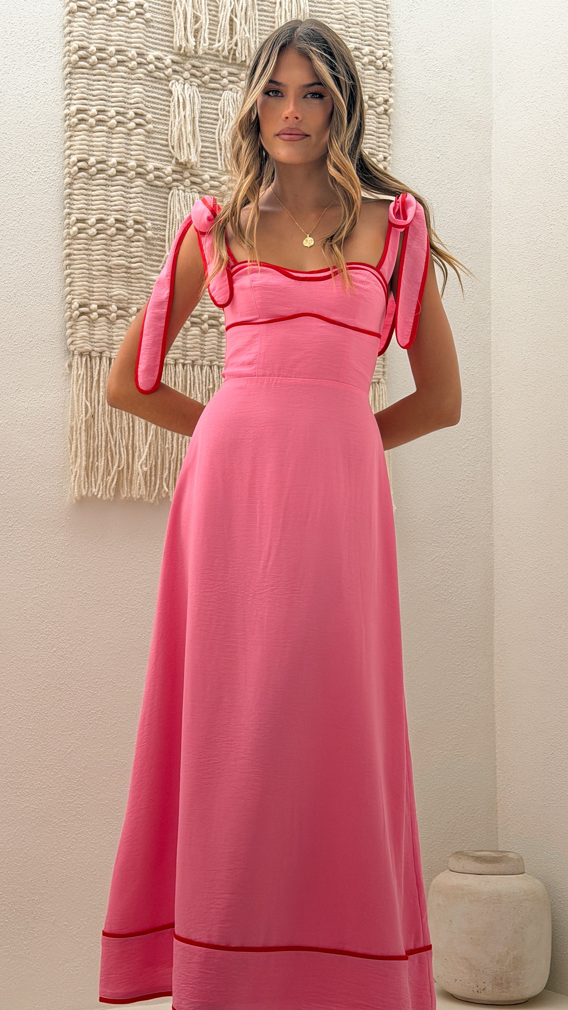 Beverly Maxi Dress - Pink - Buy Women's Dresses - Billy J