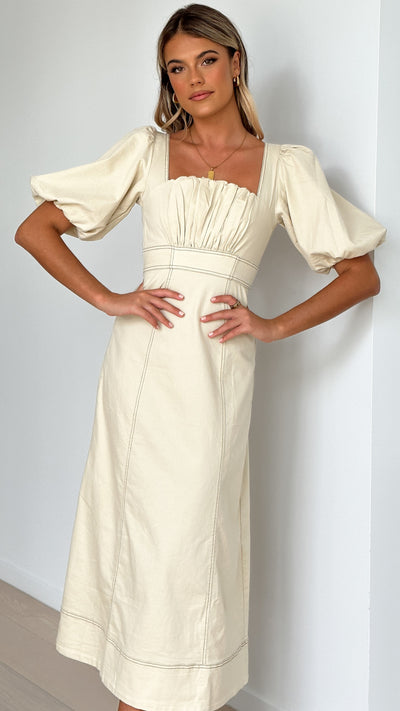 Load image into Gallery viewer, Jayde Maxi Dress - Cream - Billy J

