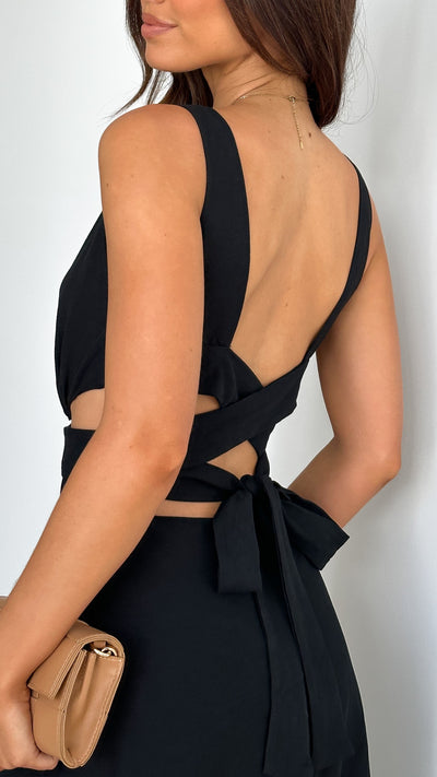 Load image into Gallery viewer, Kimberley Midi Dress - Black
