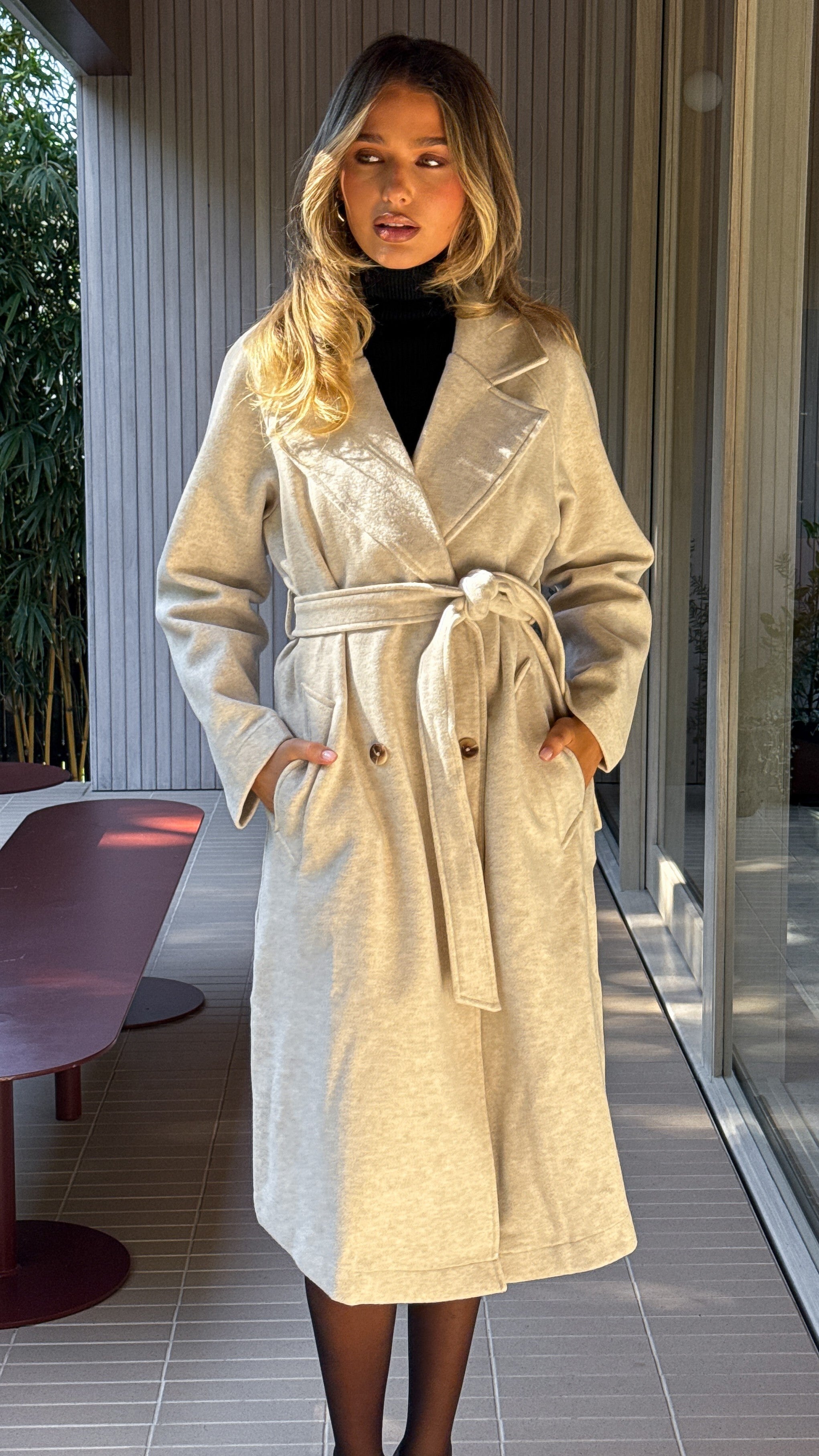 Marli Coat - Cream - Billy J