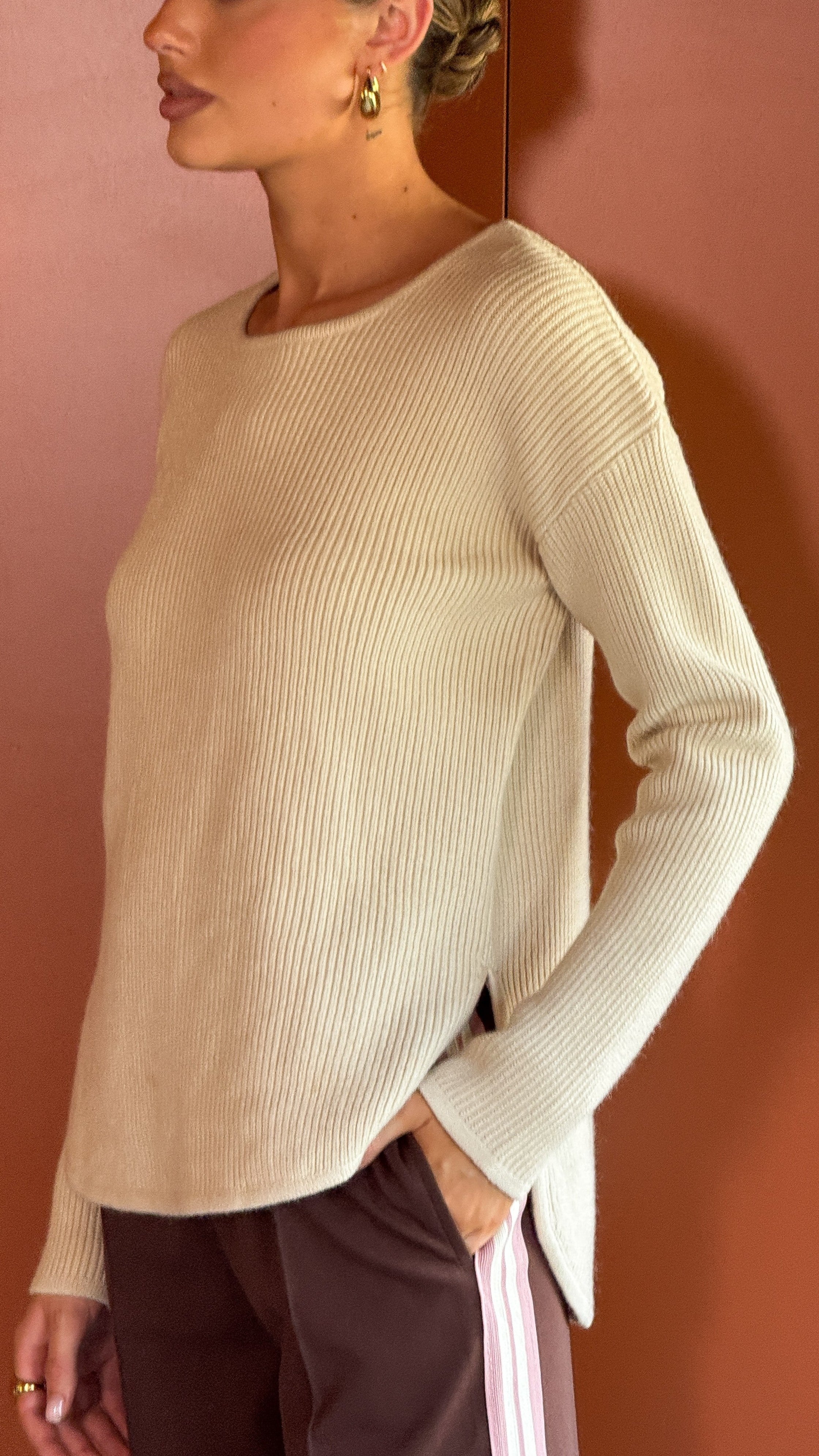 Kennedy Knit - Beige - Billy J