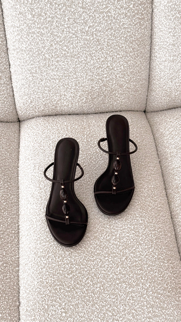 Olympie Heel - Chocolate