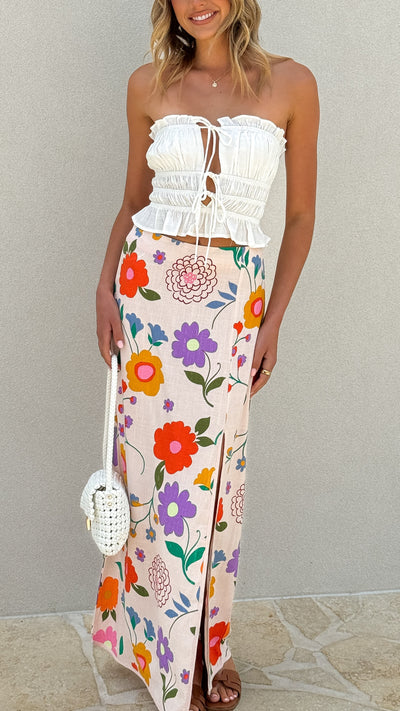 Load image into Gallery viewer, Dagna Maxi Skirt - Amsterdam Print - Billy J
