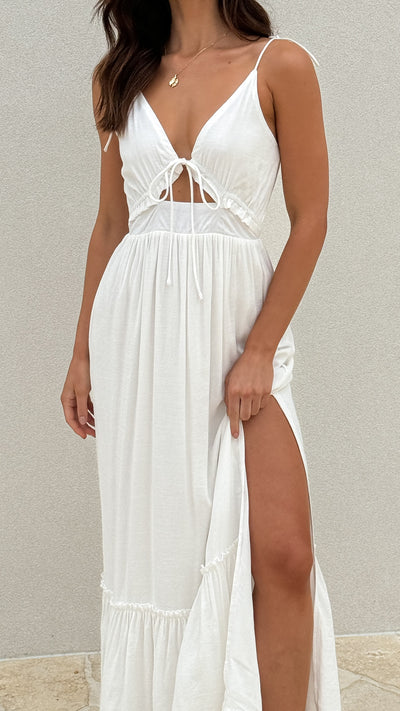 Load image into Gallery viewer, Lille Maxi Dress - White - Billy J
