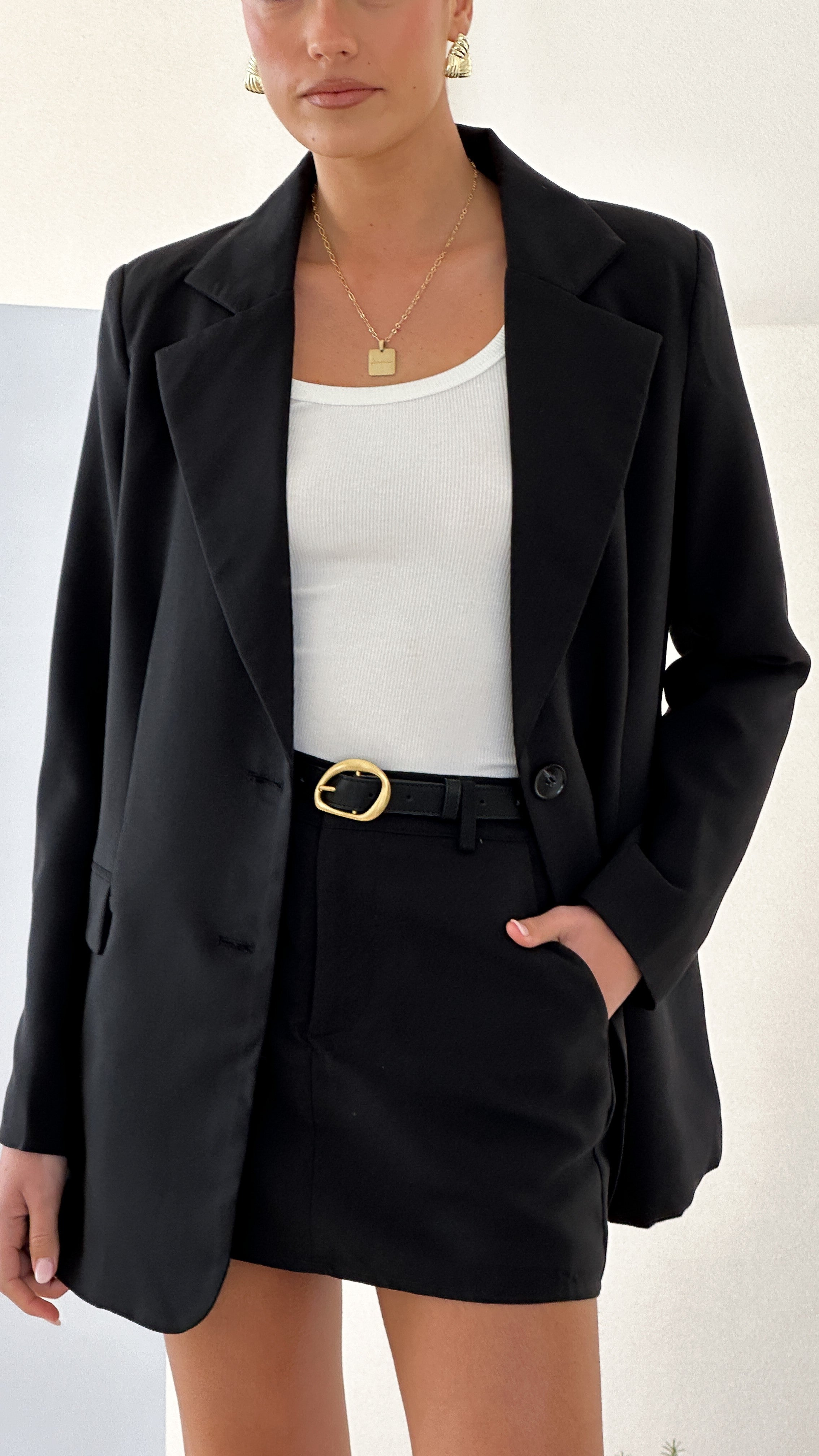 Acatzin Blazer - Black - Billy J