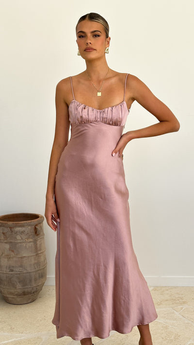 Load image into Gallery viewer, Rue Maxi Dress - Dusty Pink - Billy J
