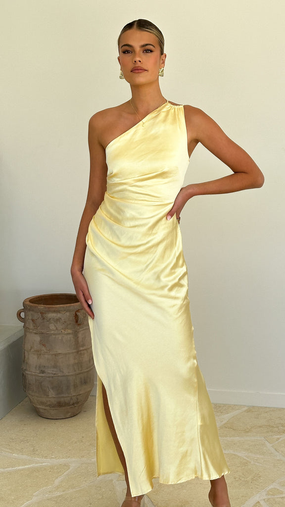 Jenna Maxi Dress - Yellow - Billy J