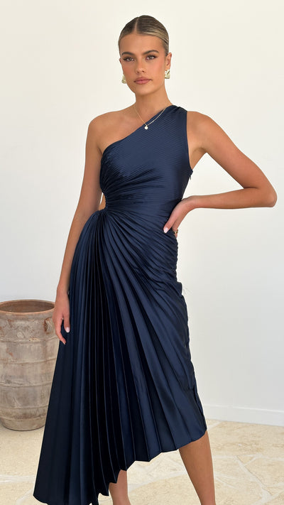 Load image into Gallery viewer, Olivia Maxi Dress - Navy - Billy J
