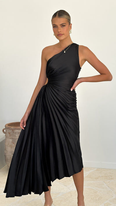 Load image into Gallery viewer, Olivia Maxi Dress - Black - Billy J
