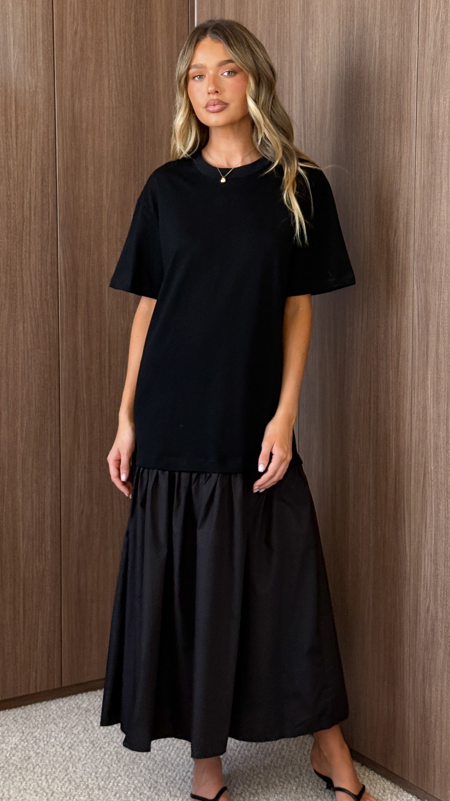 Jessie Maxi Dress - Black - Billy J