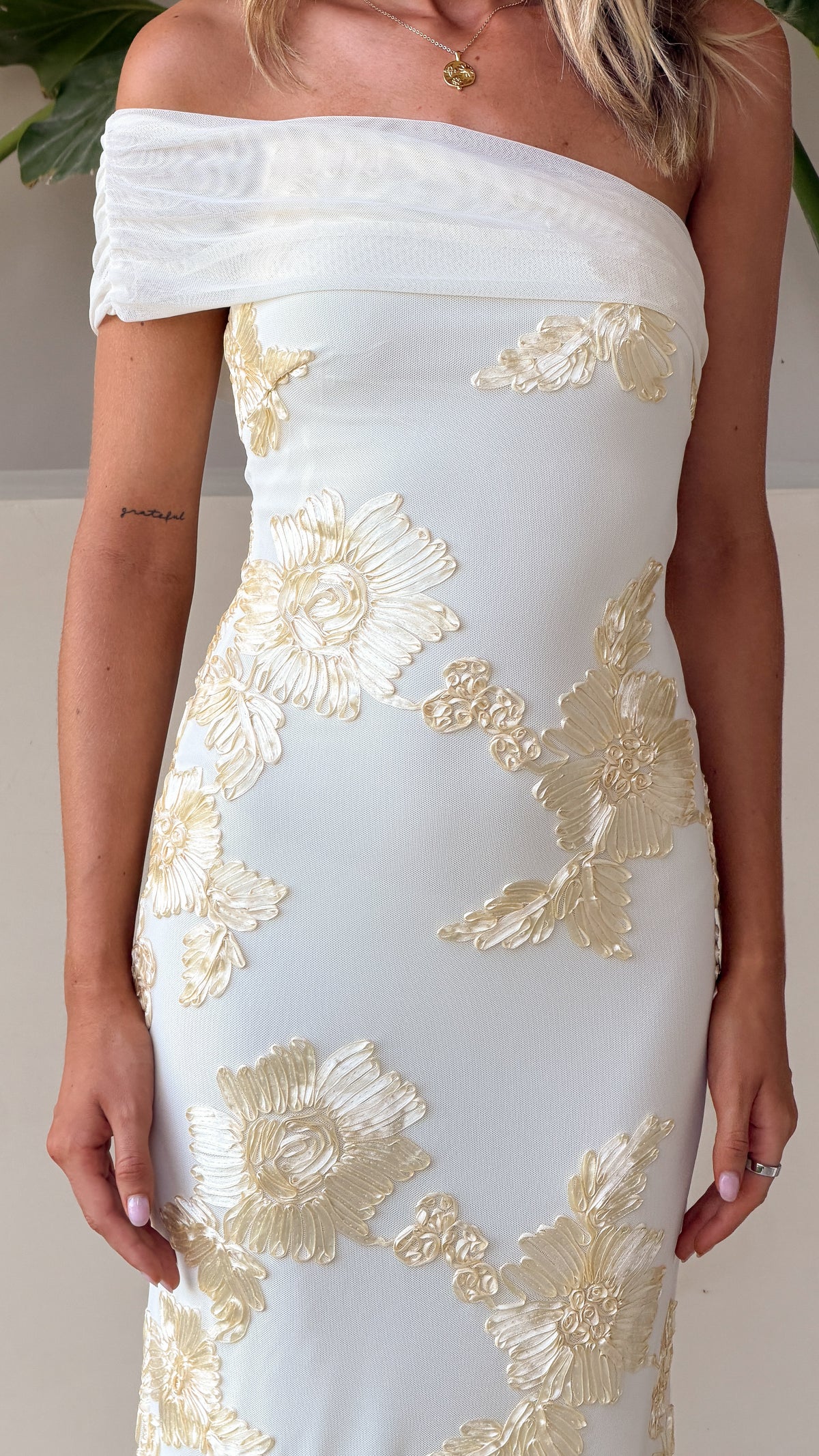 Faith Maxi Dress - Yellow Floral - Billy J