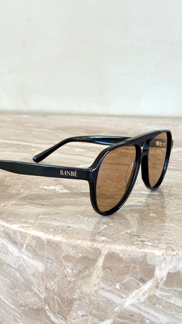 The Florence Sunglasses - Choc/Beige - Billy J