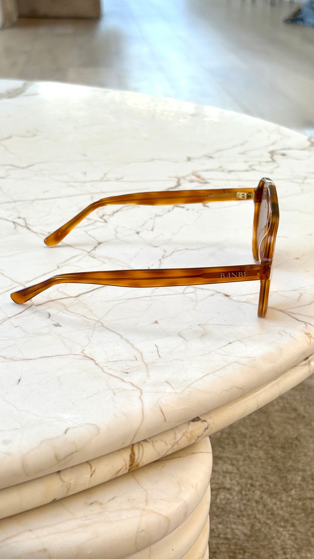 The Florence Sunglasses - Deep Amber/Rose