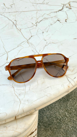 The Florence Sunglasses - Deep Amber/Rose - Billy J
