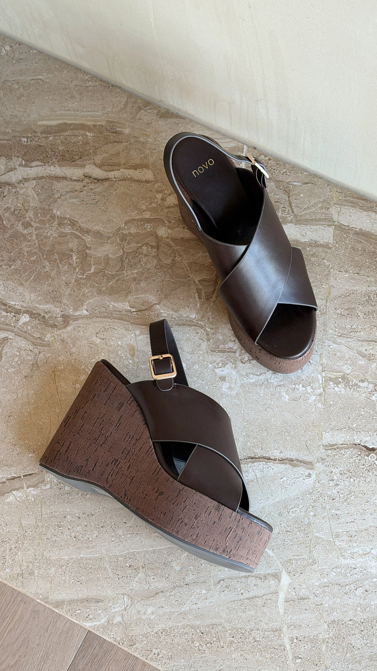 Bambola Wedge Heels - Espresso - Billy J