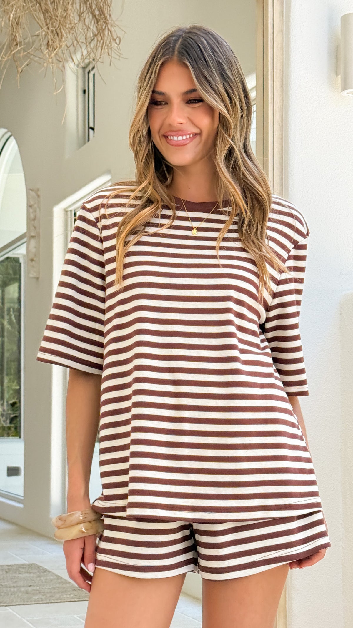 Marley Shorts - Chocolate Stripe - Billy J