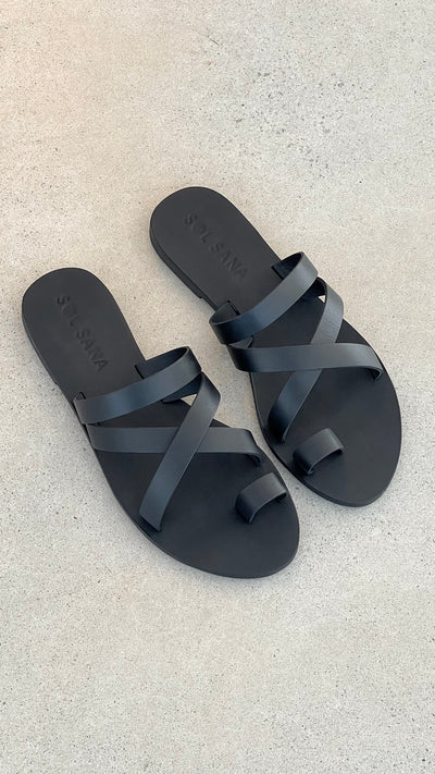 Load image into Gallery viewer, Sol Sana Signorita Sandal - Black - Billy J
